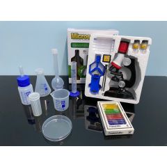 Kit Laboratório Microscópio Educativo Criança 